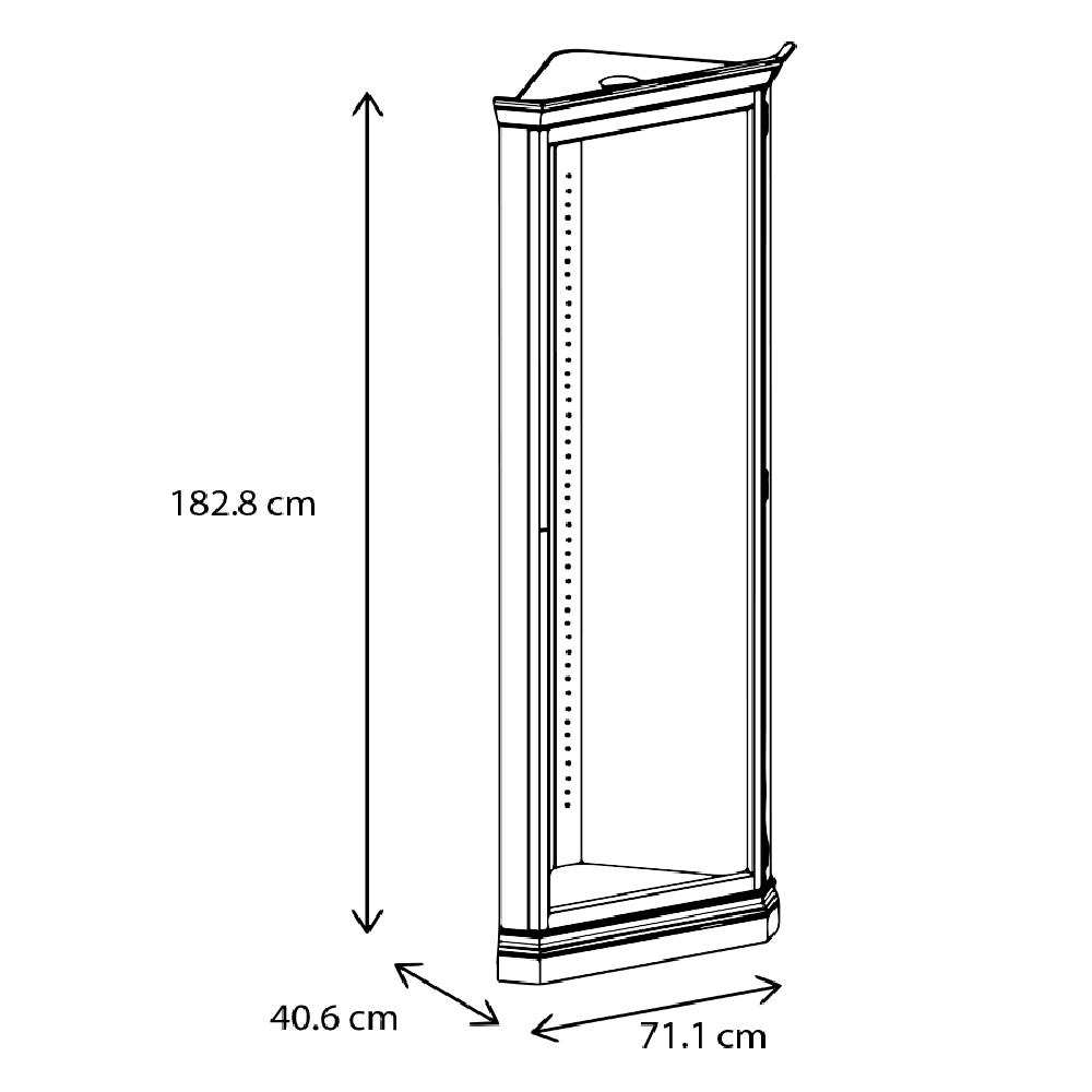 Vitrina Esquinera Jennings Howard Miller